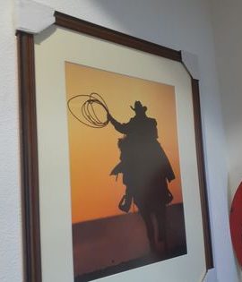 Silhouet Cowboy Foto